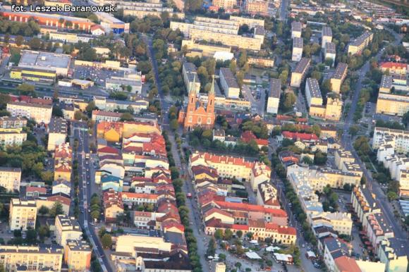 Lot balonem nad okolicznymi wsiami i Kutnem cz.3