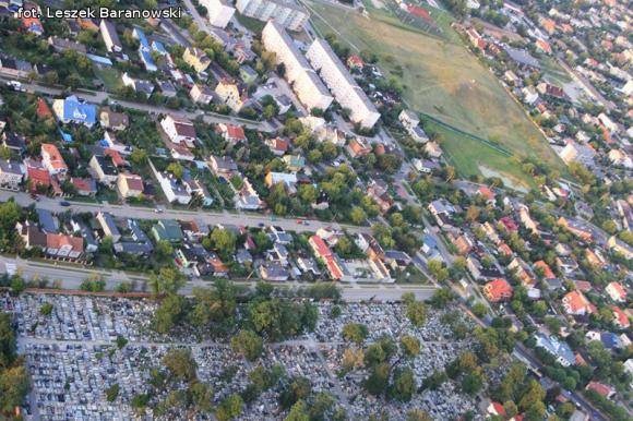 Lot balonem nad okolicznymi wsiami i Kutnem cz.3