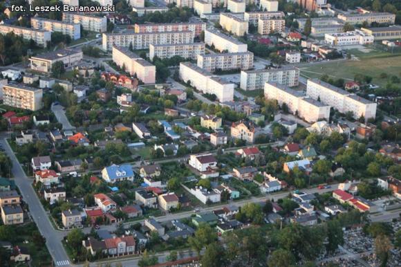 Lot balonem nad okolicznymi wsiami i Kutnem cz.3