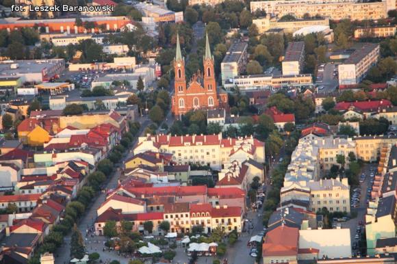 Lot balonem nad okolicznymi wsiami i Kutnem cz.3