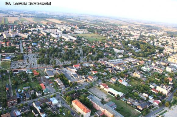 Lot balonem nad okolicznymi wsiami i Kutnem cz.3