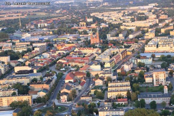 Lot balonem nad okolicznymi wsiami i Kutnem cz.3