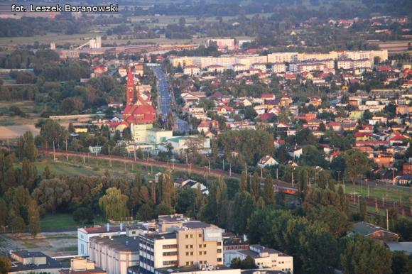 Lot balonem nad okolicznymi wsiami i Kutnem cz.3