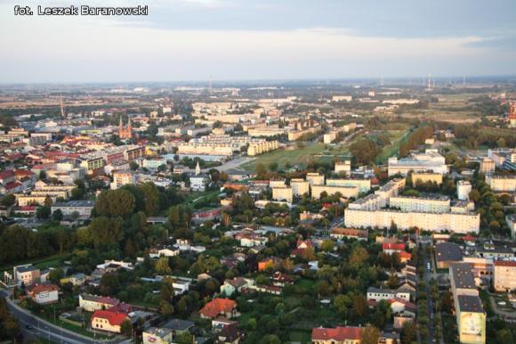 Lot balonem nad okolicznymi wsiami i Kutnem cz.3