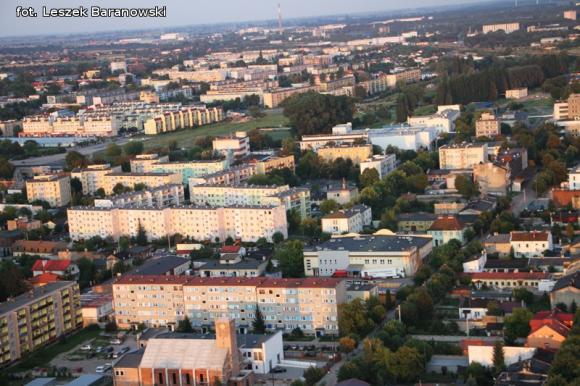 Lot balonem nad okolicznymi wsiami i Kutnem cz.3