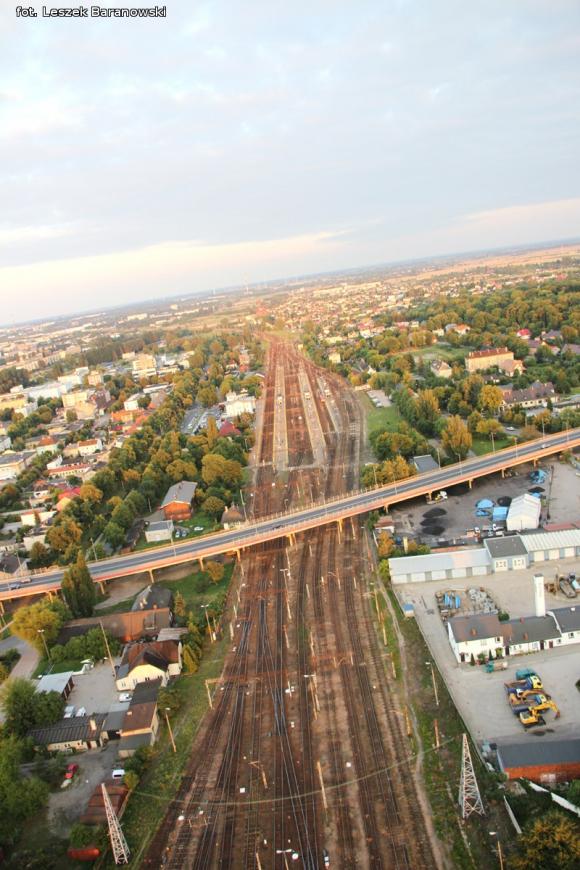 Lot balonem nad okolicznymi wsiami i Kutnem cz.3