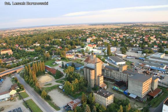 Lot balonem nad okolicznymi wsiami i Kutnem cz.3