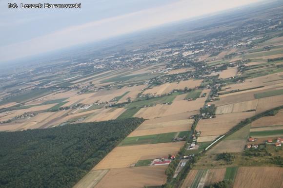 Lot balonem nad okolicznymi wsiami i Kutnem cz.3