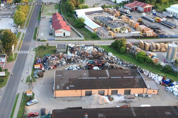 Lot balonem nad okolicznymi wsiami i Kutnem cz.3