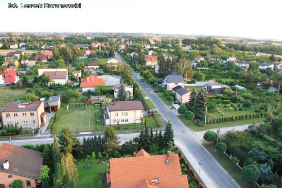 Lot balonem nad okolicznymi wsiami i Kutnem cz.3