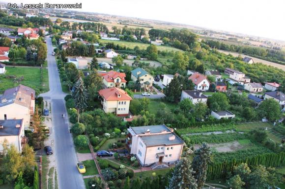 Lot balonem nad okolicznymi wsiami i Kutnem cz.3