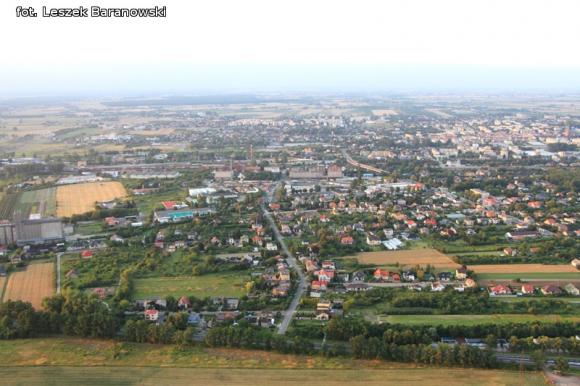 Lot balonem nad okolicznymi wsiami i Kutnem cz.3