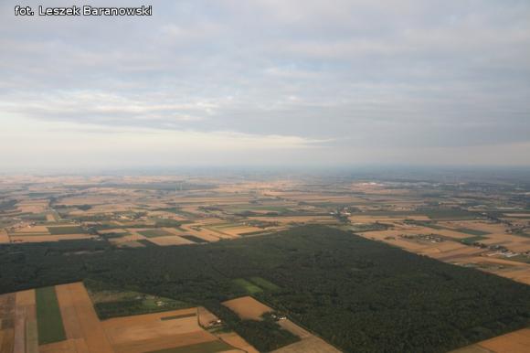Lot balonem nad okolicznymi wsiami i Kutnem cz.3