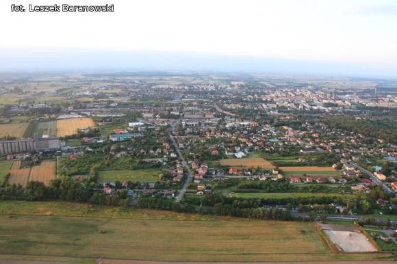 Lot balonem nad okolicznymi wsiami i Kutnem cz.3
