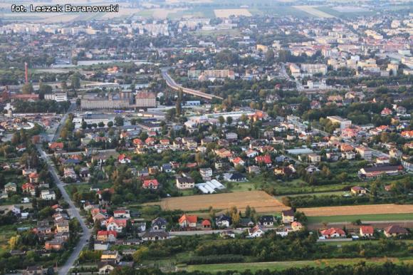 Lot balonem nad okolicznymi wsiami i Kutnem cz.3