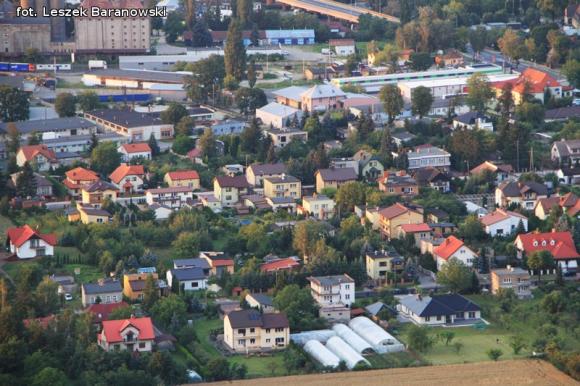 Lot balonem nad okolicznymi wsiami i Kutnem cz.3