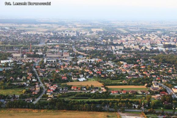 Lot balonem nad okolicznymi wsiami i Kutnem cz.3