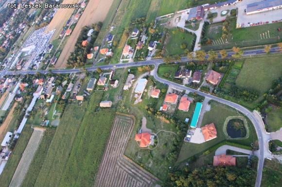 Lot balonem nad okolicznymi wsiami i Kutnem cz.3