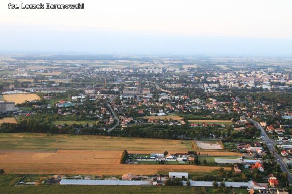 Lot balonem nad okolicznymi wsiami i Kutnem cz.3