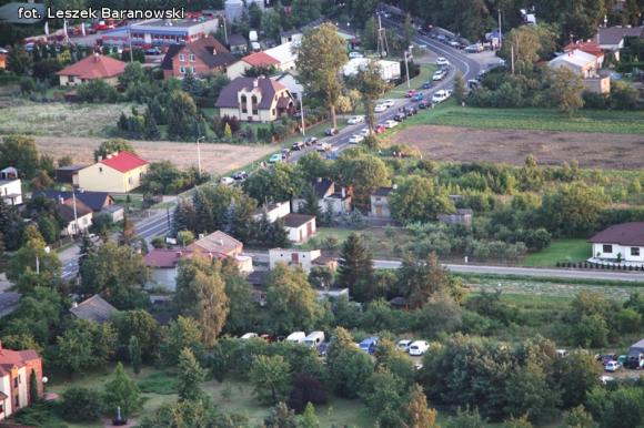 Lot balonem nad okolicznymi wsiami i Kutnem cz.3