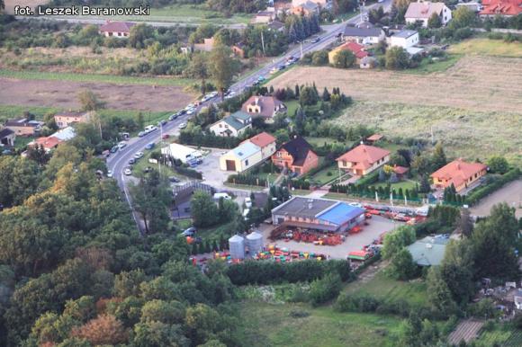 Lot balonem nad okolicznymi wsiami i Kutnem cz.3