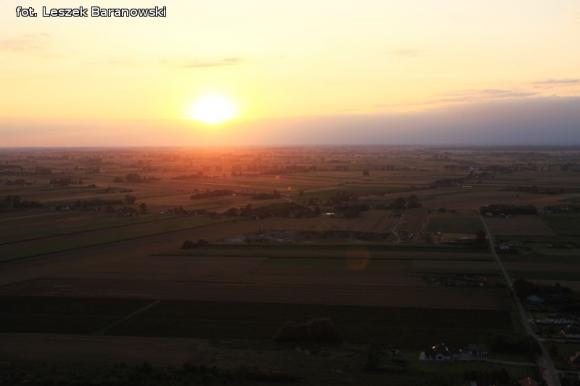 Lot balonem nad okolicznymi wsiami i Kutnem cz.3