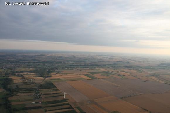 Lot balonem nad okolicznymi wsiami i Kutnem cz.3