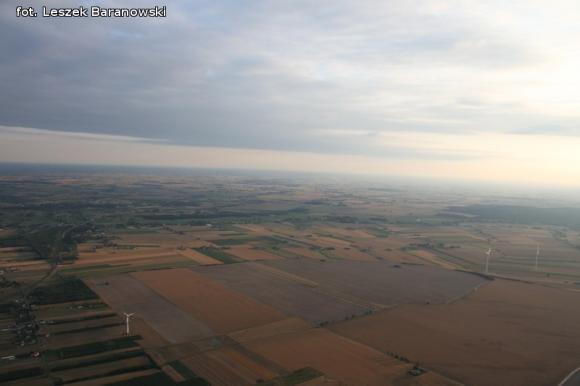 Lot balonem nad okolicznymi wsiami i Kutnem cz.3