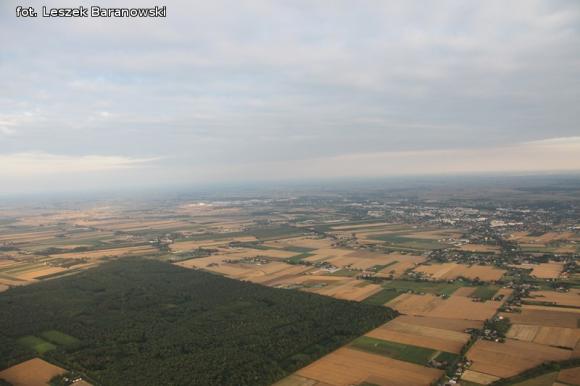 Lot balonem nad okolicznymi wsiami i Kutnem cz.3