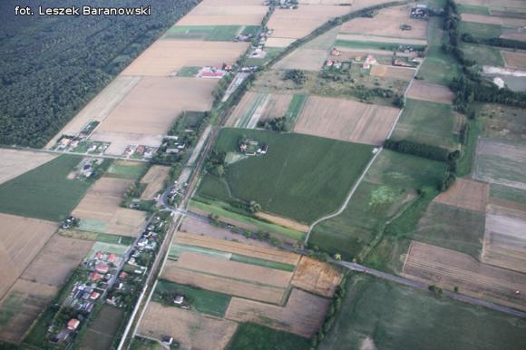 Lot balonem nad okolicznymi wsiami i Kutnem cz.3