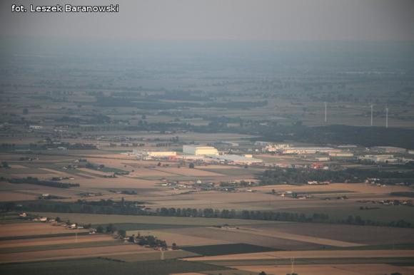 Lot balonem nad okolicznymi wsiami i Kutnem cz.3