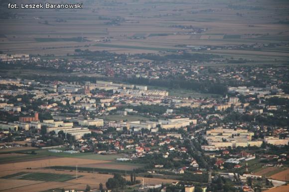 Lot balonem nad okolicznymi wsiami i Kutnem cz.3