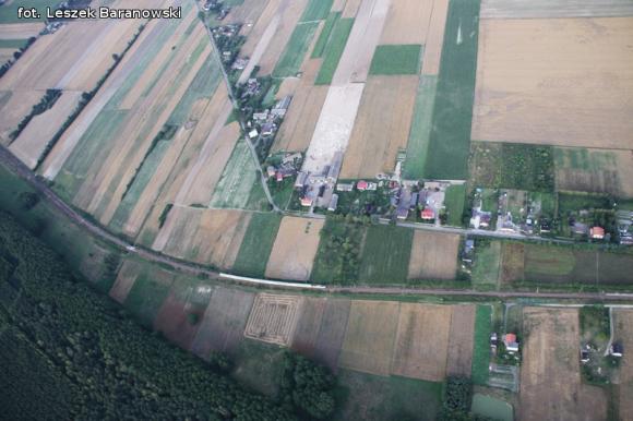 Lot balonem nad okolicznymi wsiami i Kutnem cz.3