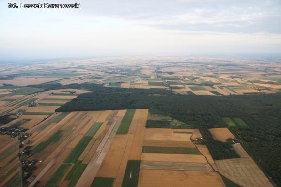 Lot balonem nad okolicznymi wsiami i Kutnem cz.3