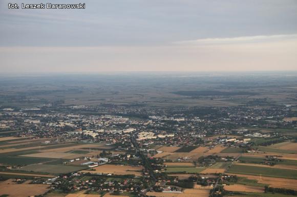 Lot balonem nad okolicznymi wsiami i Kutnem cz.3