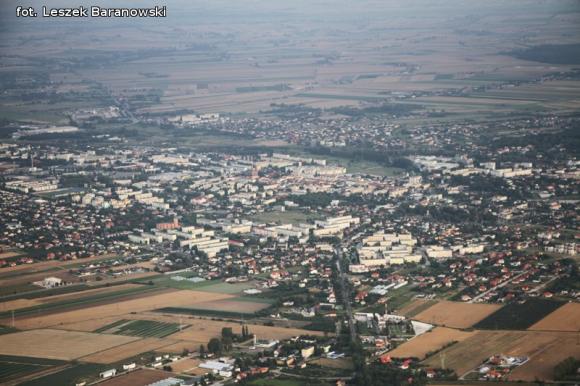 Lot balonem nad okolicznymi wsiami i Kutnem cz.3