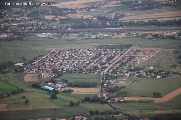 Lot balonem nad okolicznymi wsiami i Kutnem cz.3