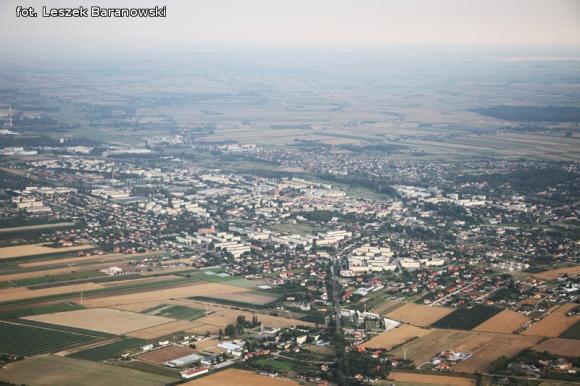 Lot balonem nad okolicznymi wsiami i Kutnem cz.3