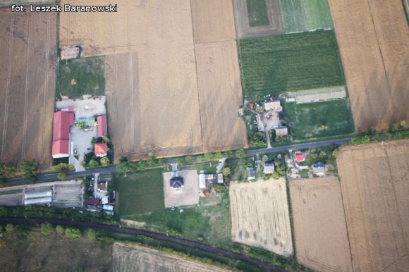 Lot balonem nad okolicznymi wsiami i Kutnem cz.3