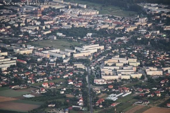 Lot balonem nad okolicznymi wsiami i Kutnem cz.3