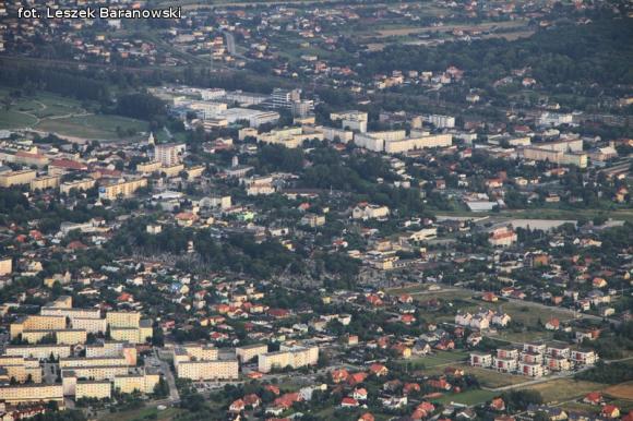 Lot balonem nad okolicznymi wsiami i Kutnem cz.3