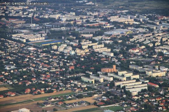 Lot balonem nad okolicznymi wsiami i Kutnem cz.3