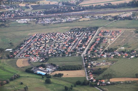 Lot balonem nad okolicznymi wsiami i Kutnem cz.3