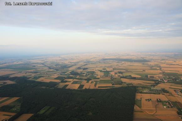 Lot balonem nad okolicznymi wsiami i Kutnem cz.3