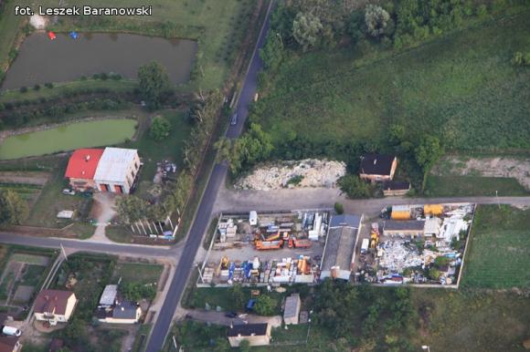 Lot balonem nad okolicznymi wsiami i Kutnem cz.3