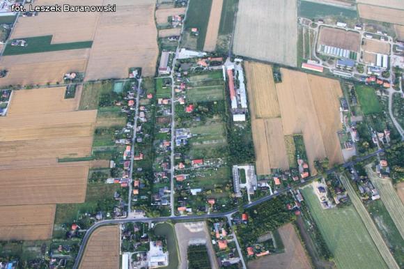 Lot balonem nad okolicznymi wsiami i Kutnem cz.3