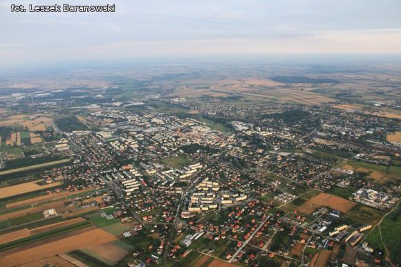 Lot balonem nad okolicznymi wsiami i Kutnem cz.3