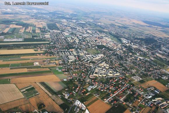 Lot balonem nad okolicznymi wsiami i Kutnem cz.3