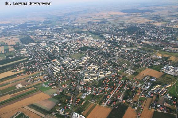 Lot balonem nad okolicznymi wsiami i Kutnem cz.3