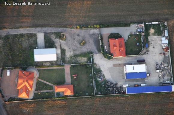 Lot balonem nad okolicznymi wsiami i Kutnem cz.3